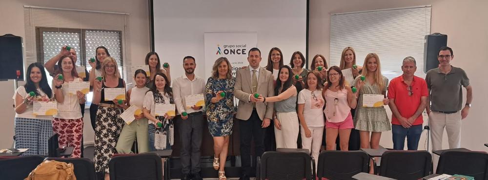 Foto de familia de la actividad España en nuestras manos