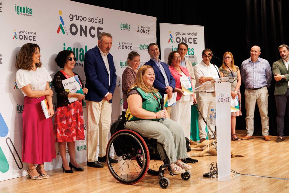 La vendedora Isabel Álamo, vendedora de la ONCE en Sevilla desde 2022