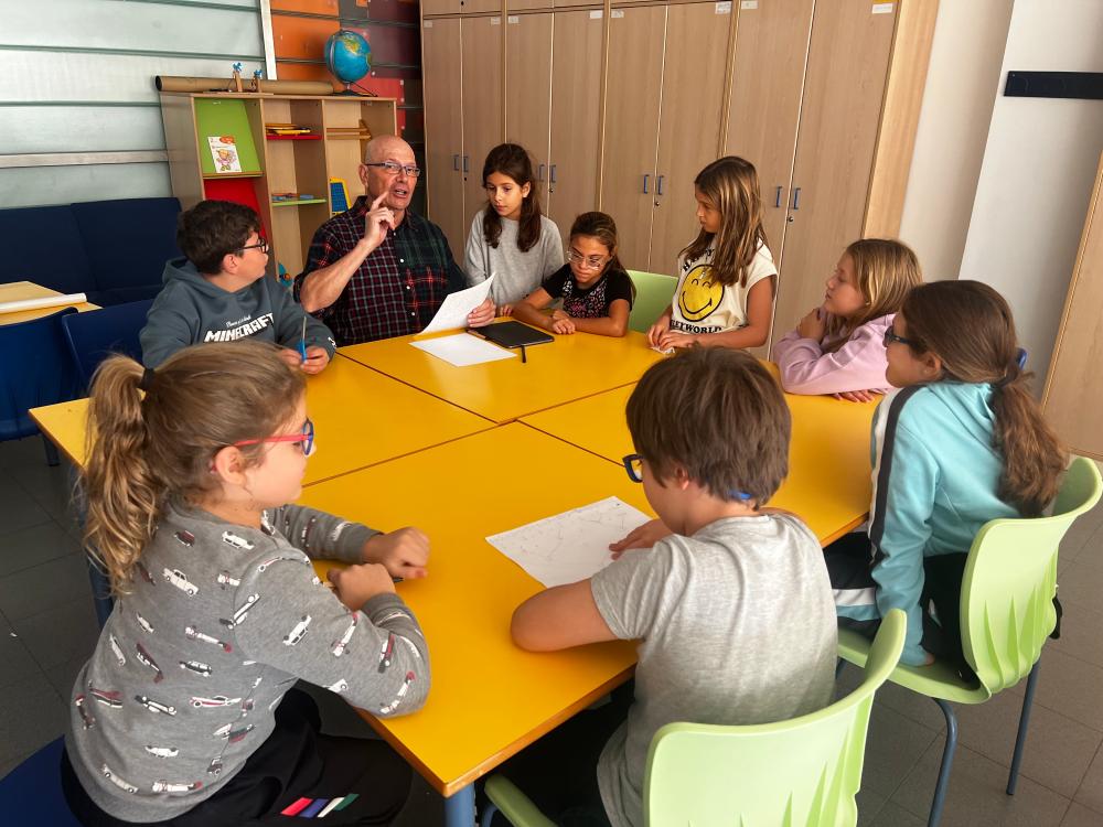 Lectura teatralizada en uno de los talleres