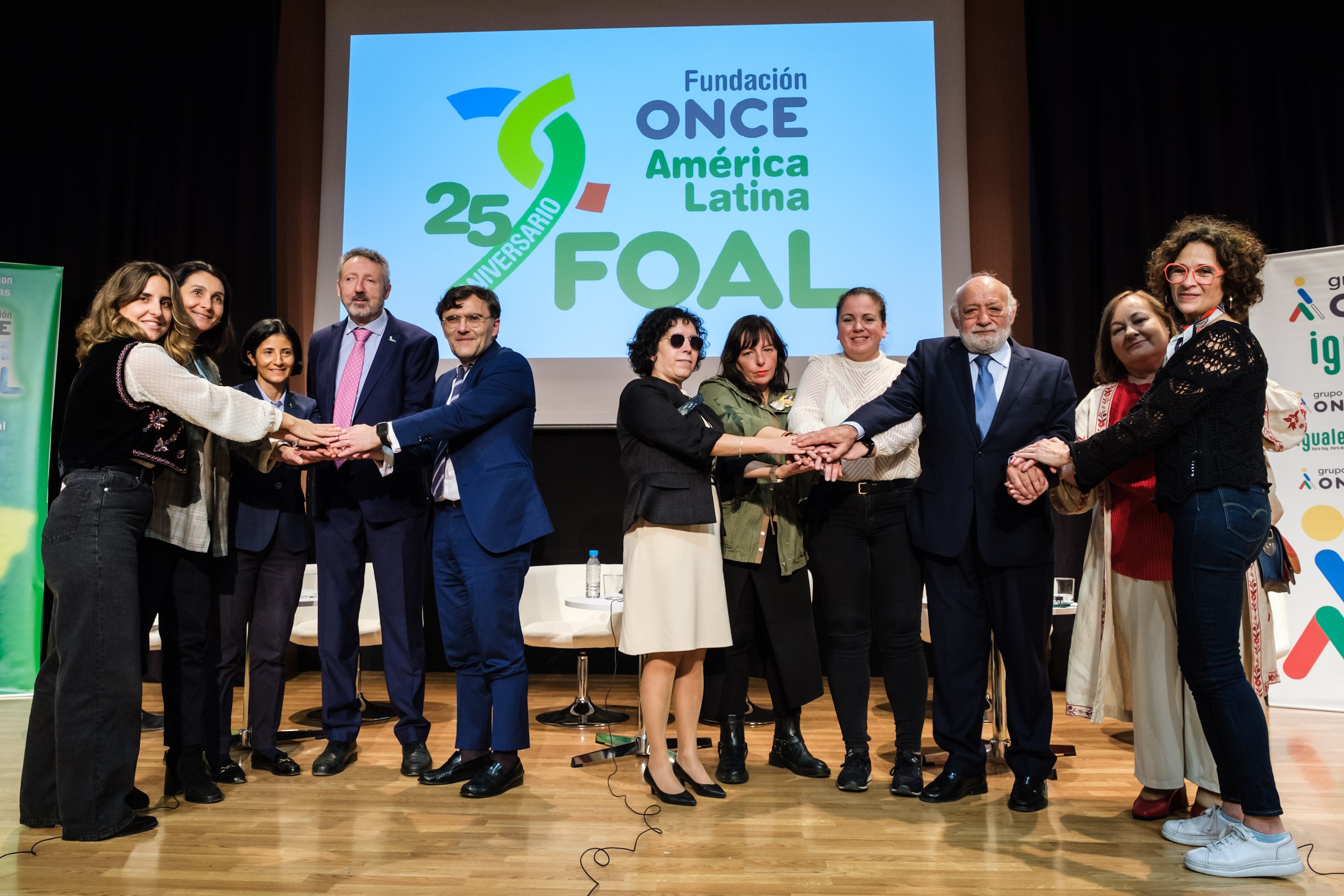 Celebración del 25 Aniversario de FOAL en la Delegación Territorial de la ONCE