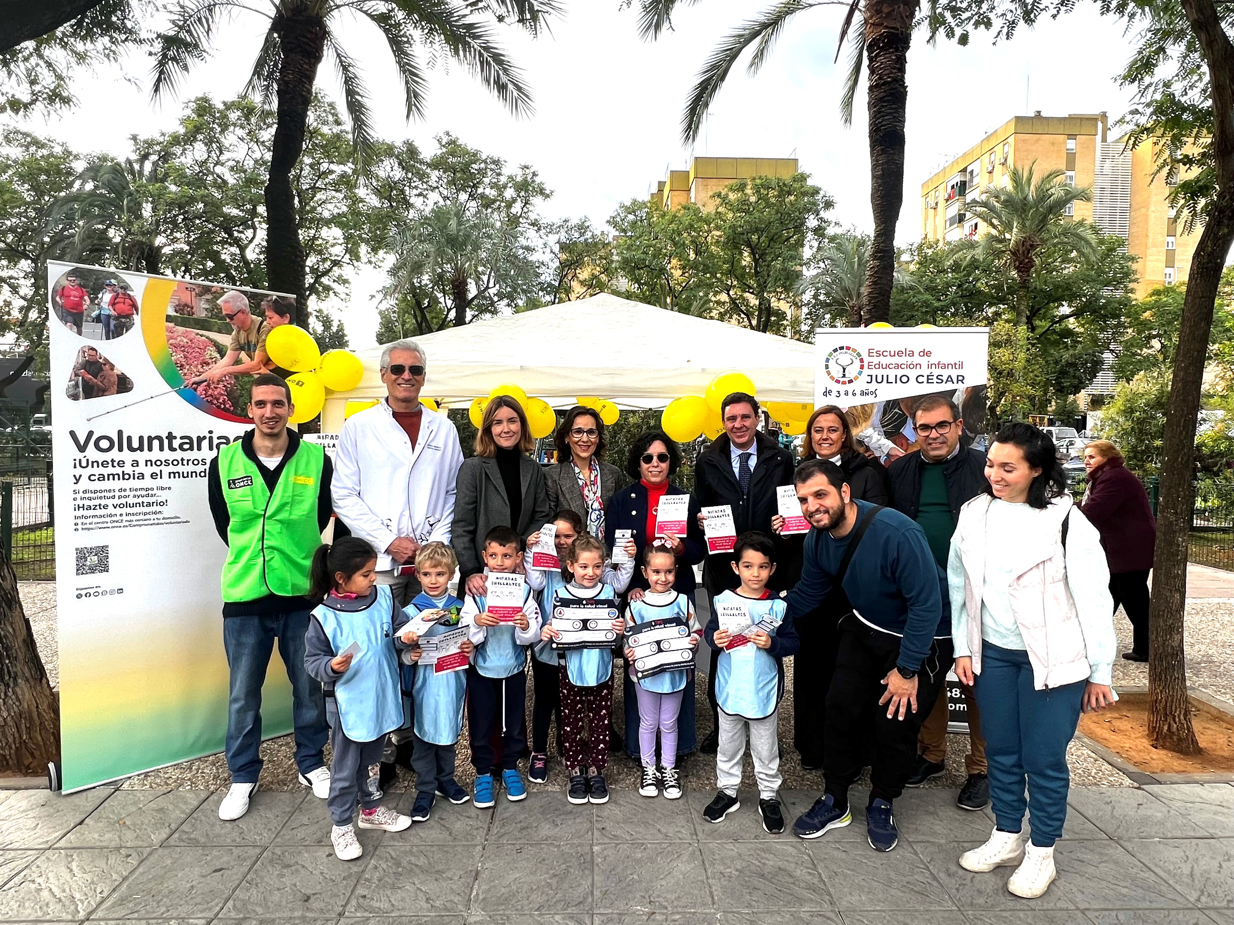 Acción solidaria de concienciación sobre salud visual a los más pequeños