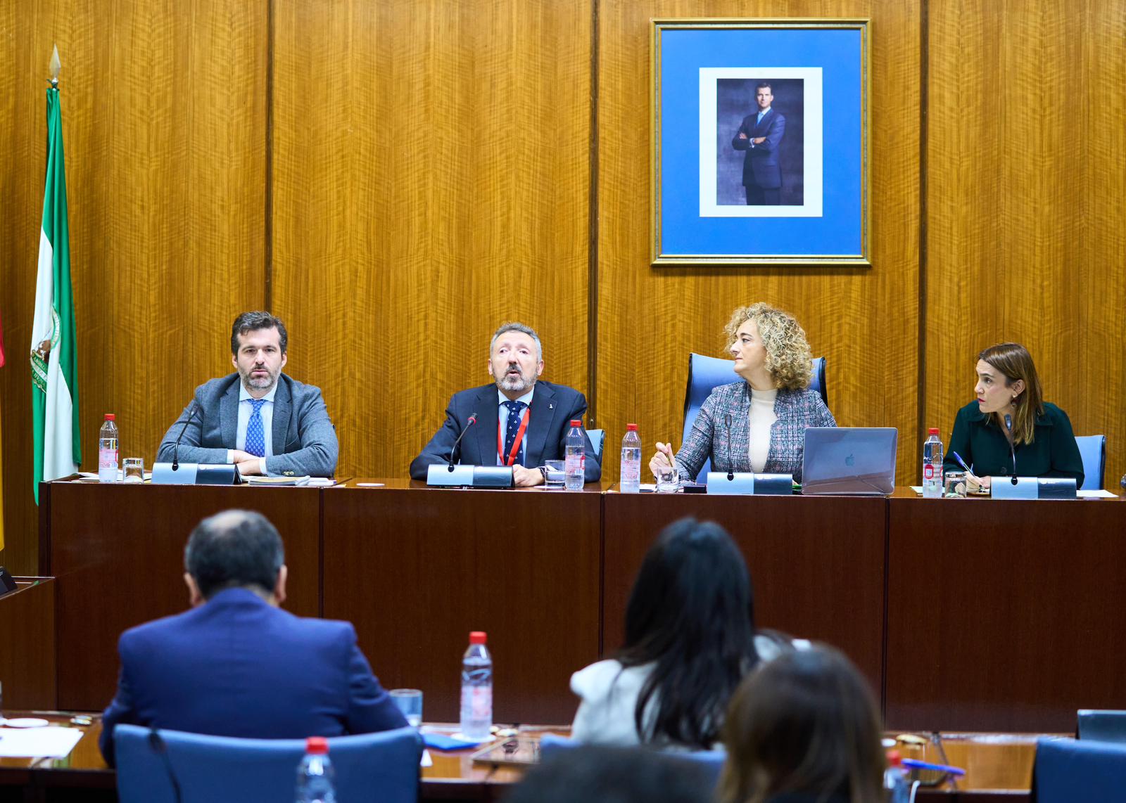 Comparecencia del delegado de la ONCE, Cristóbal Martínez, ante el Parlamento de Andalucía