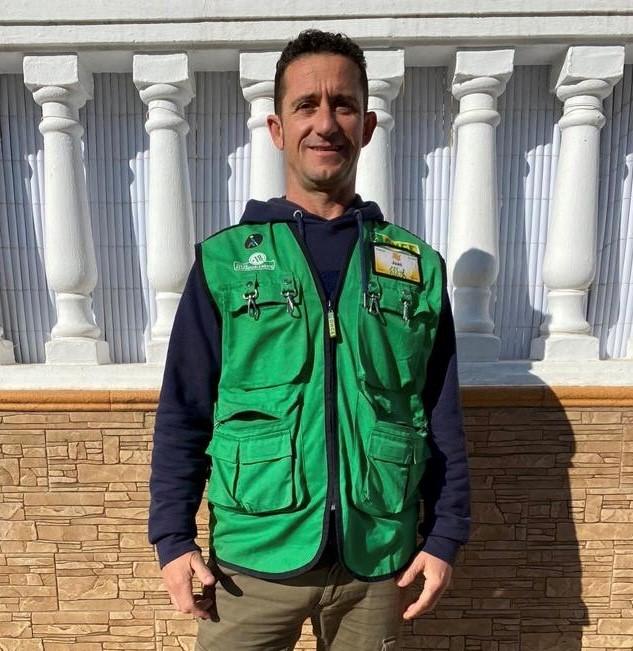 Juan Lorenzo, vendedor de la ONCE en Linares