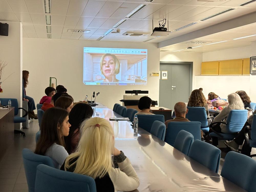 Encuentro virtual con la directora de la Escuela Universitaria de Fisioterapia de la ONCE