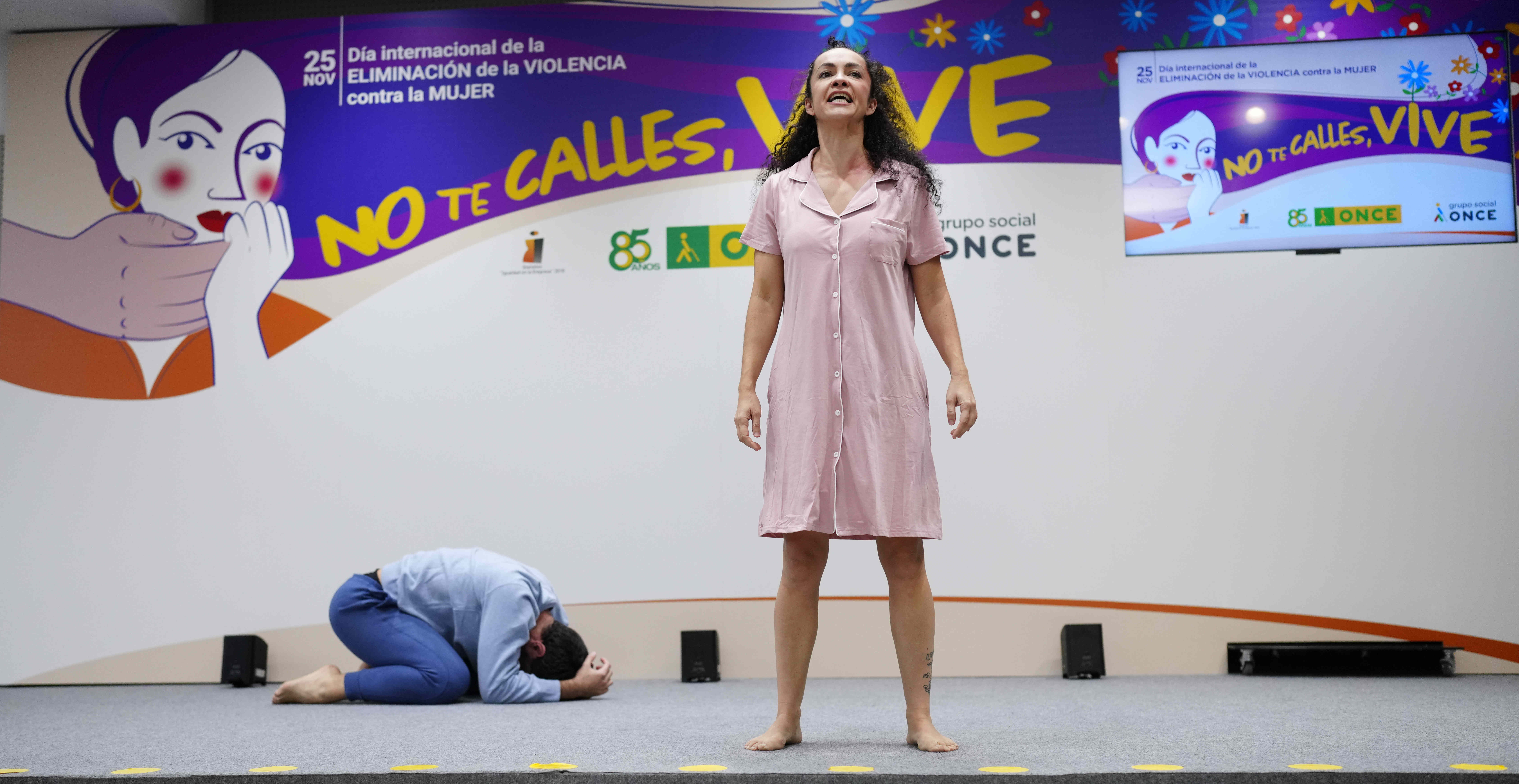 La ONCE se moviliza contra la violencia de género a las mujeres