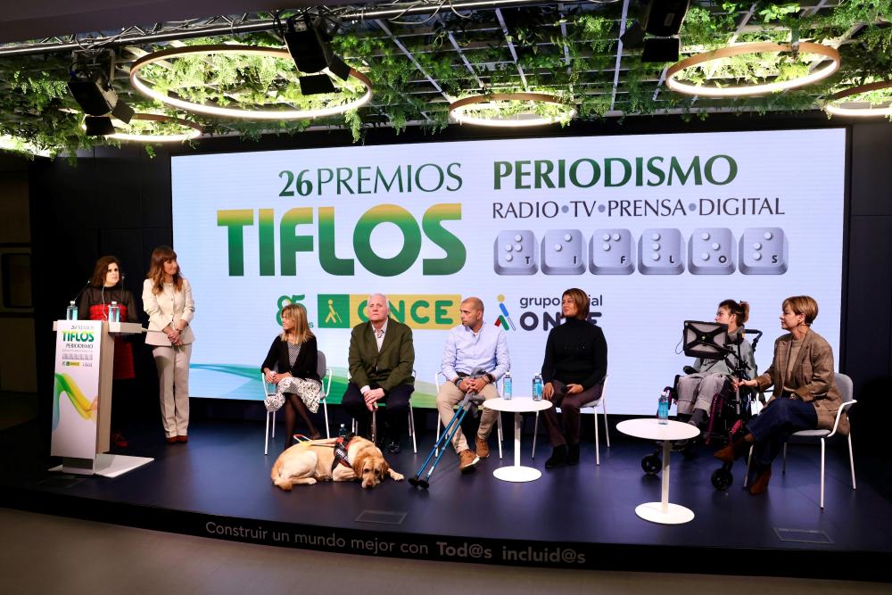 Los protagonistas de los trabajos ganadores entrevistados antes de la entrega de premios