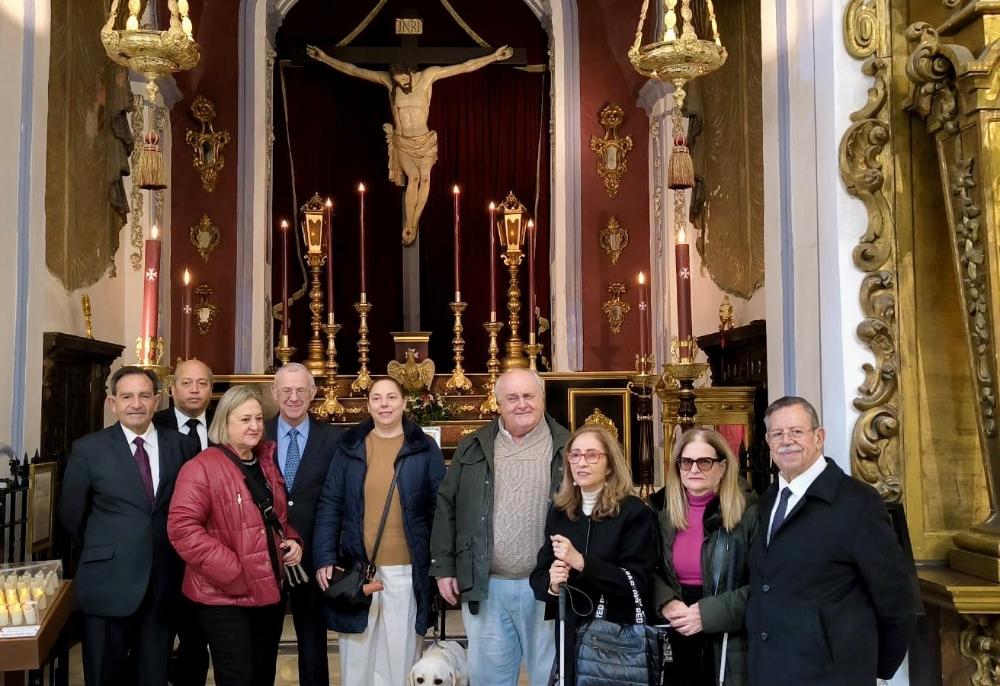 Misa en honor a Santa Lucía en Málaga