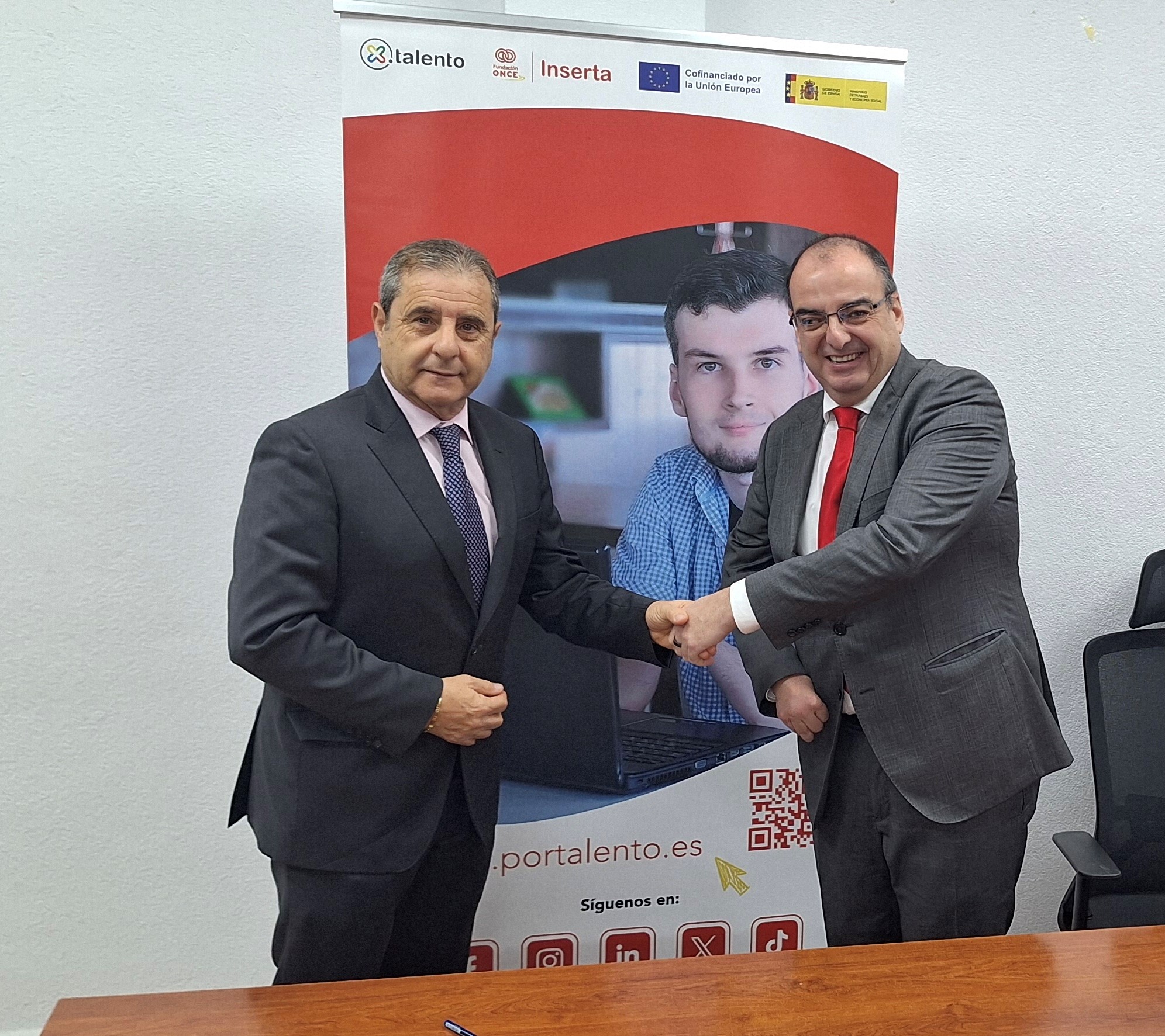 Firma del Convenio entre Inserta Empleo y la Cámara de Comercio de Melilla