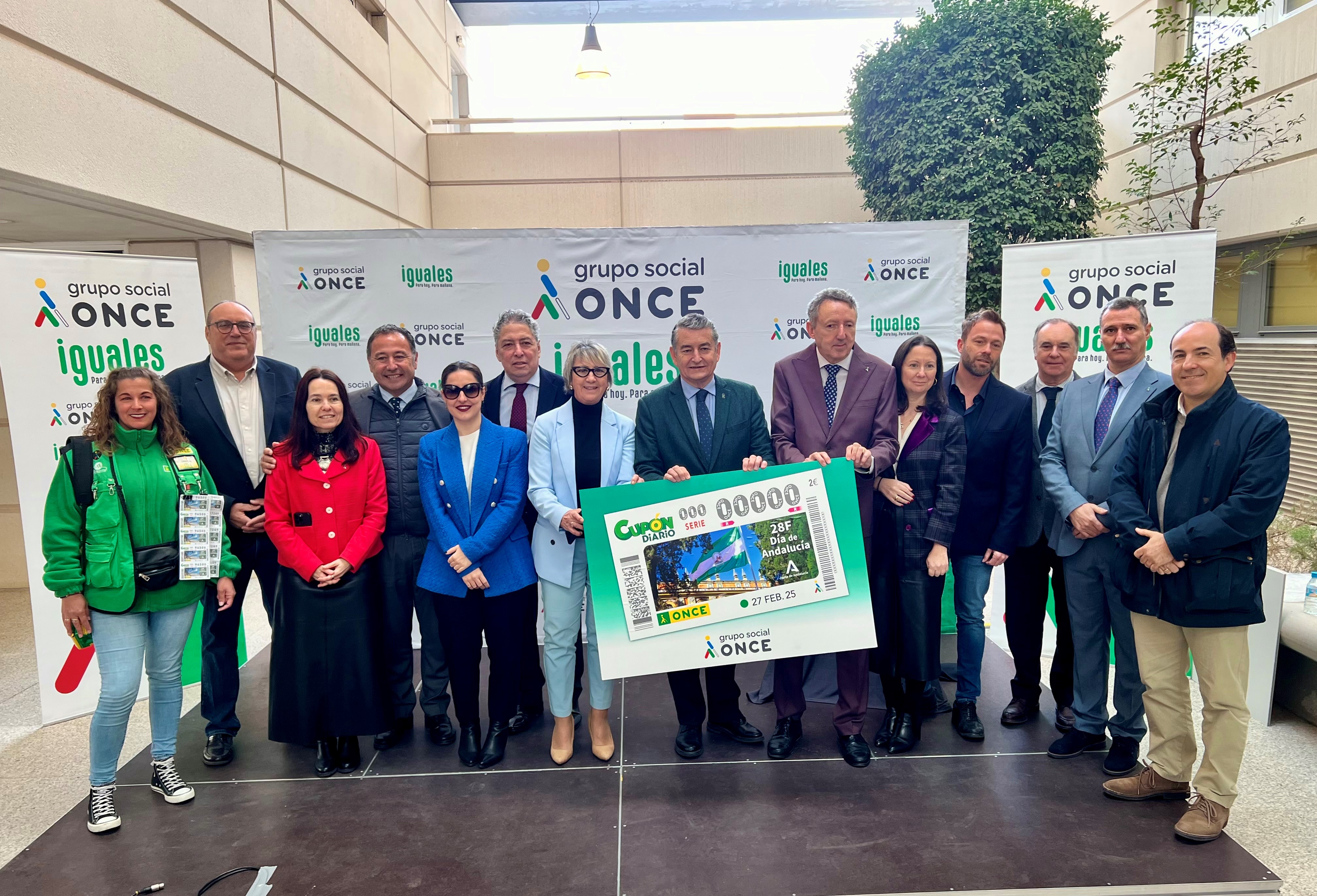Presentación del Cupón dedicado al Día de Andalucía