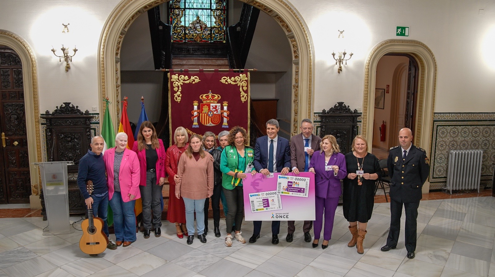 Presentación del cupón dedicado al 8M