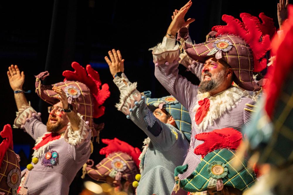 'El gallinero' durante su actuación