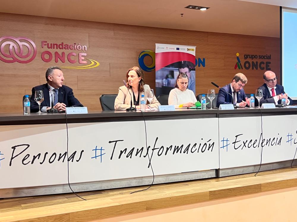 Intervención del delegado de la ONCE en Andalucía, Ceuta y Melilla, Cristóbal Martínez