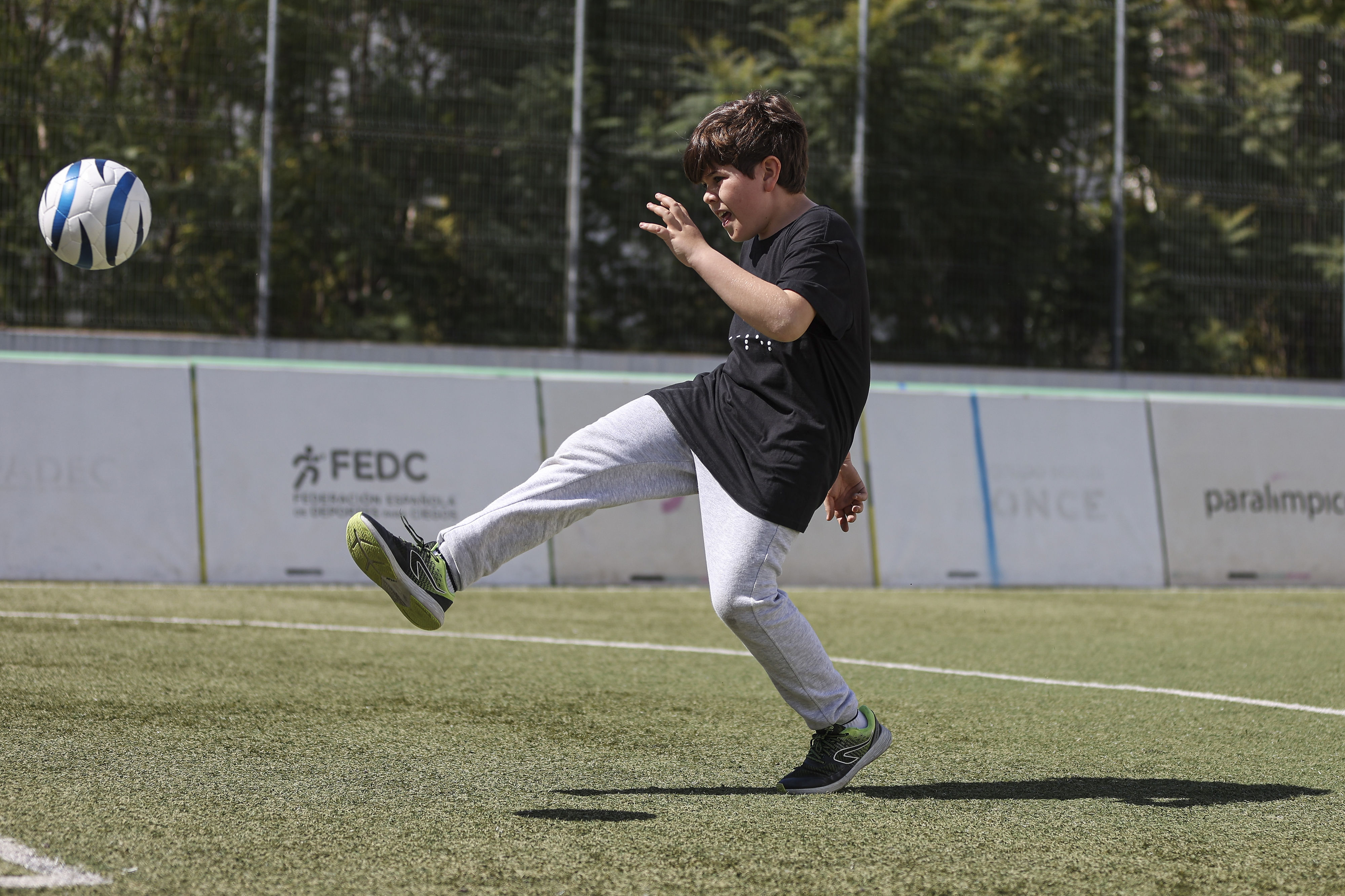 Partido durante el encuentro