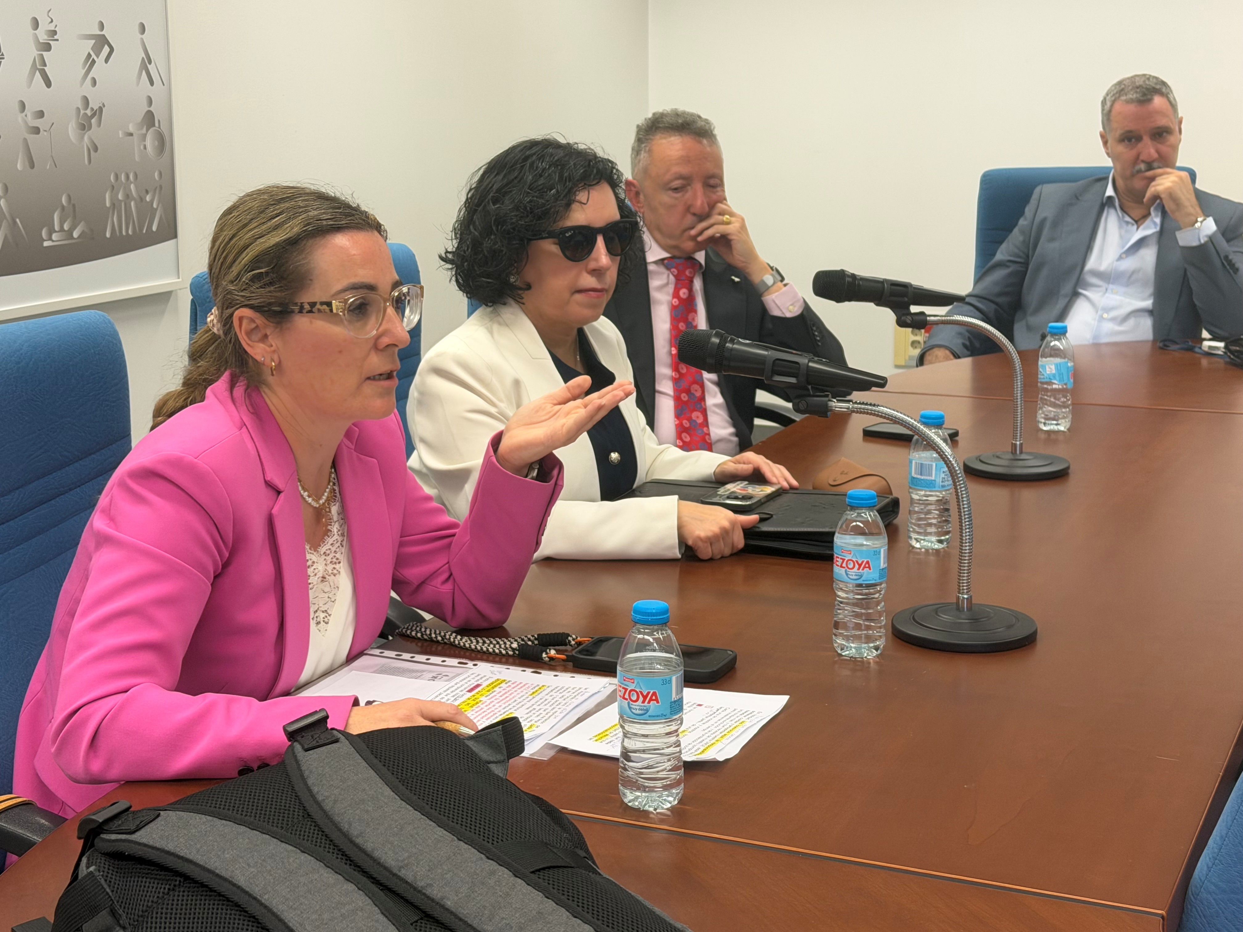 Un momento de la intervención de Cristina Arias