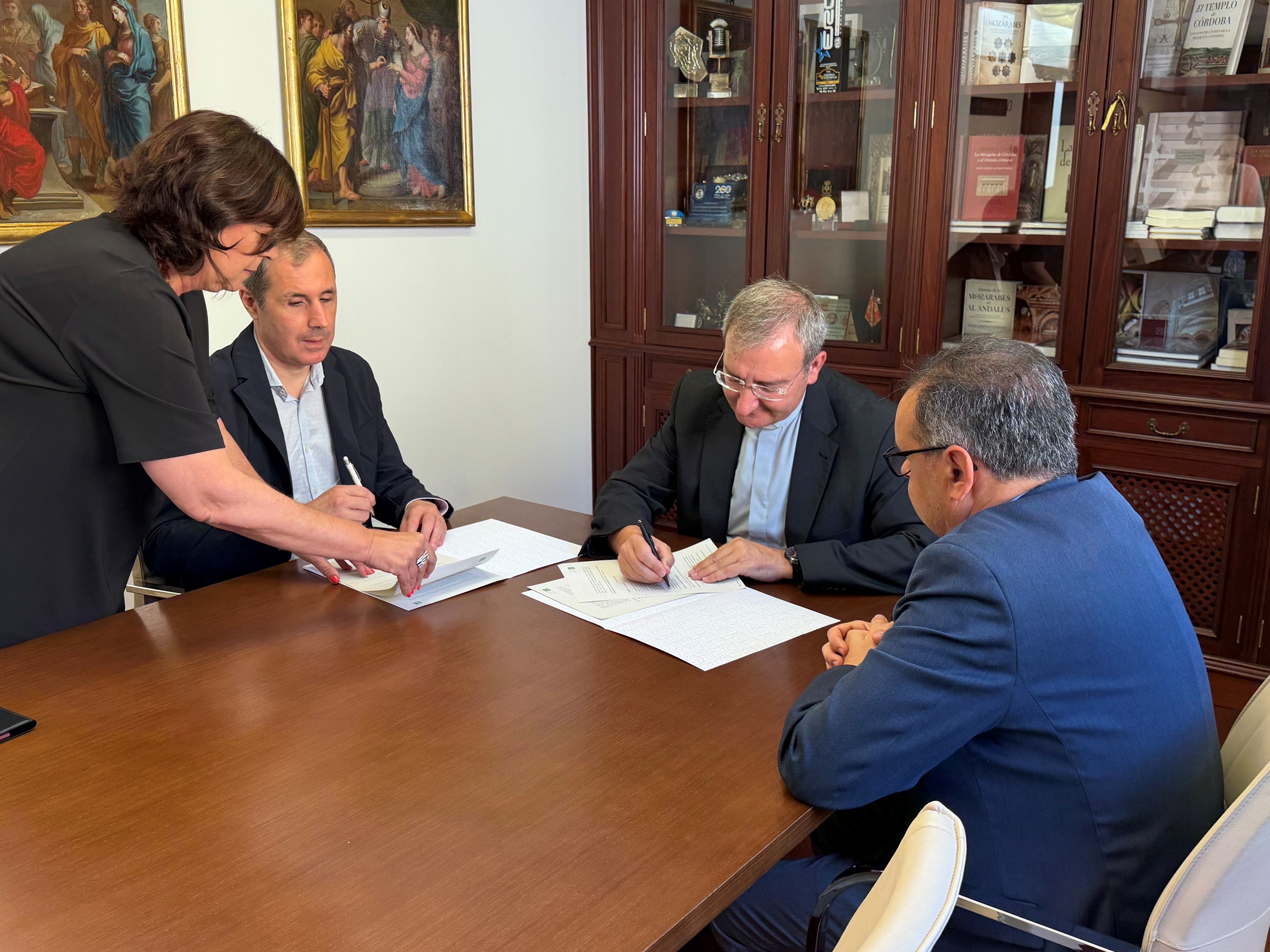 Momento de la firma