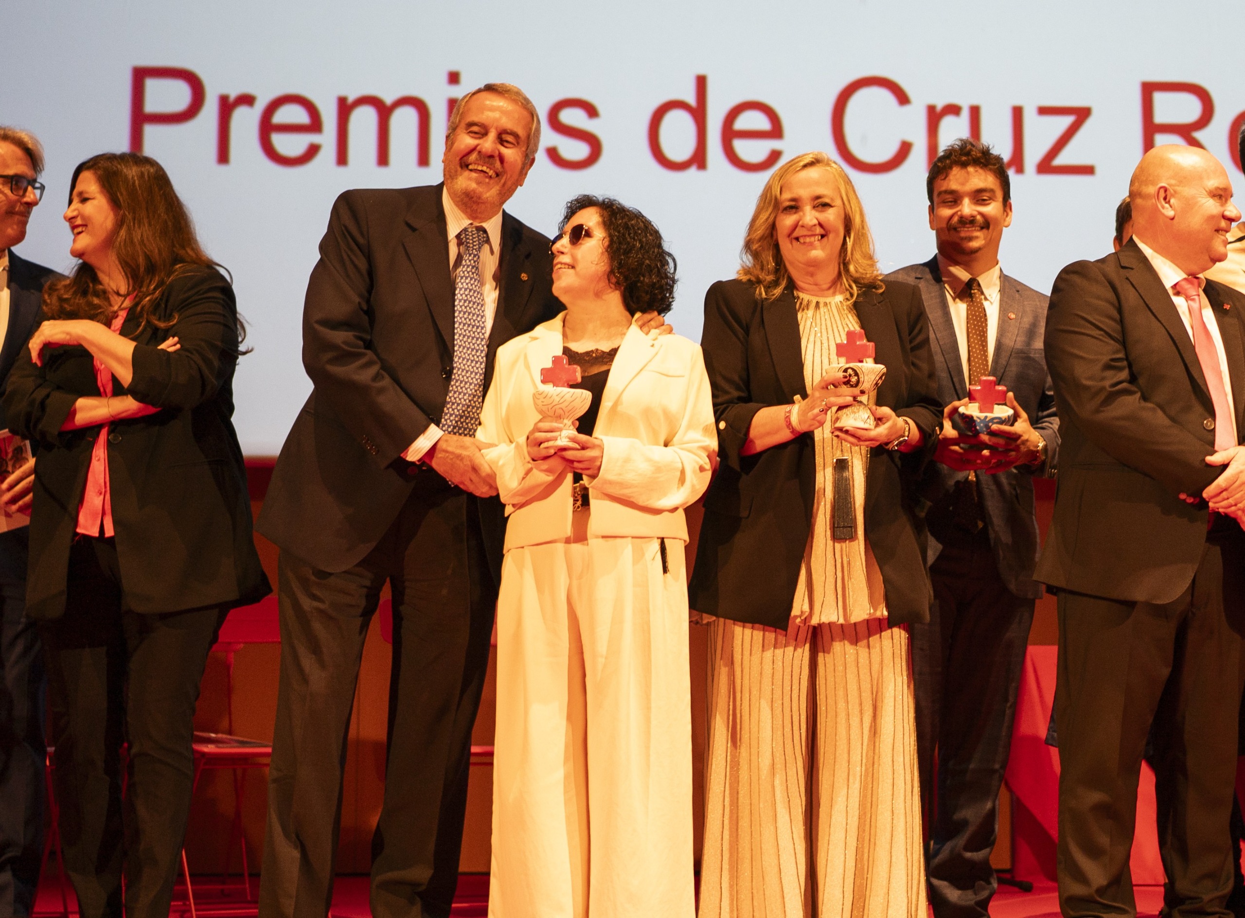 Isabel Viruet entre los premiados