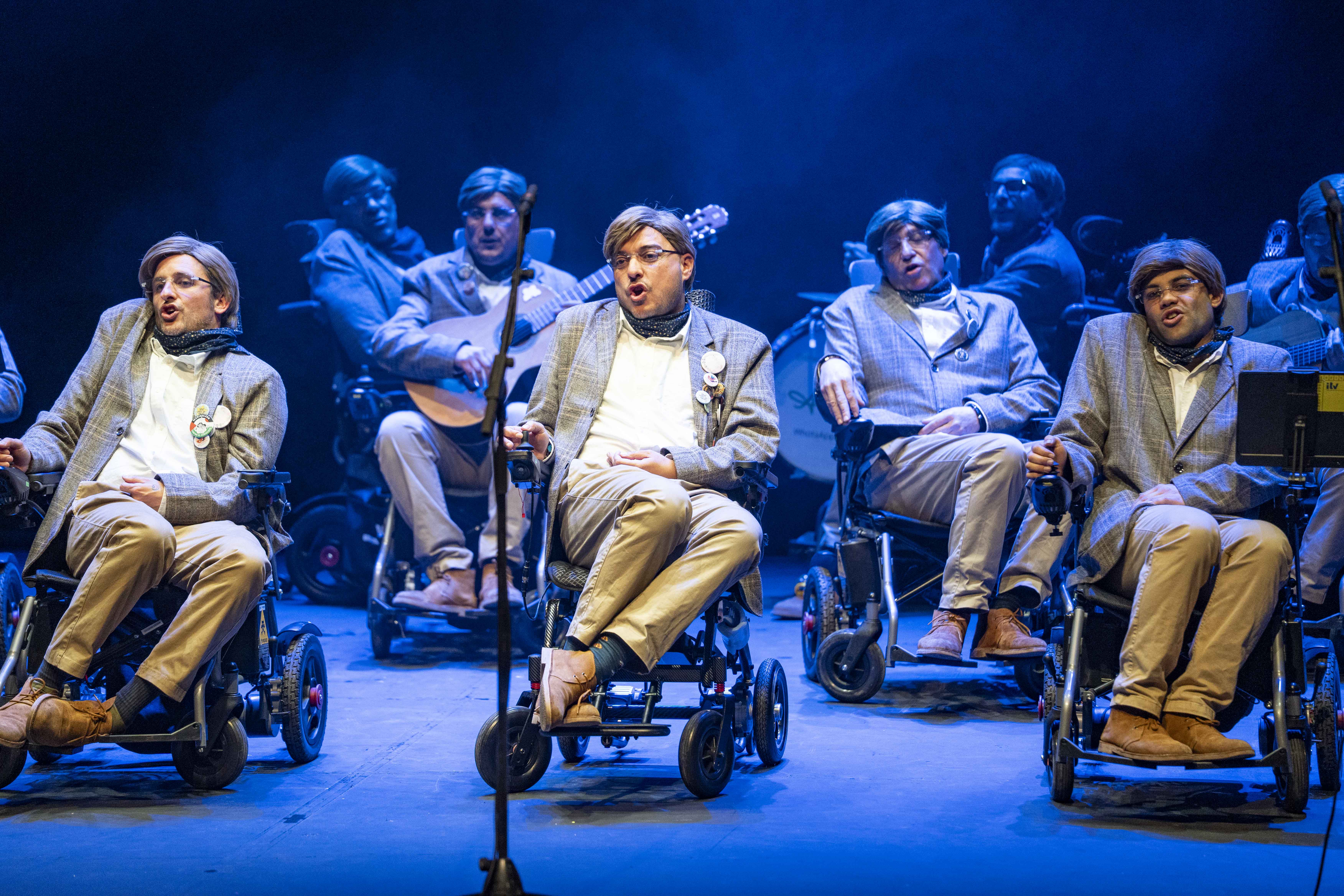 Vista de la chirigota