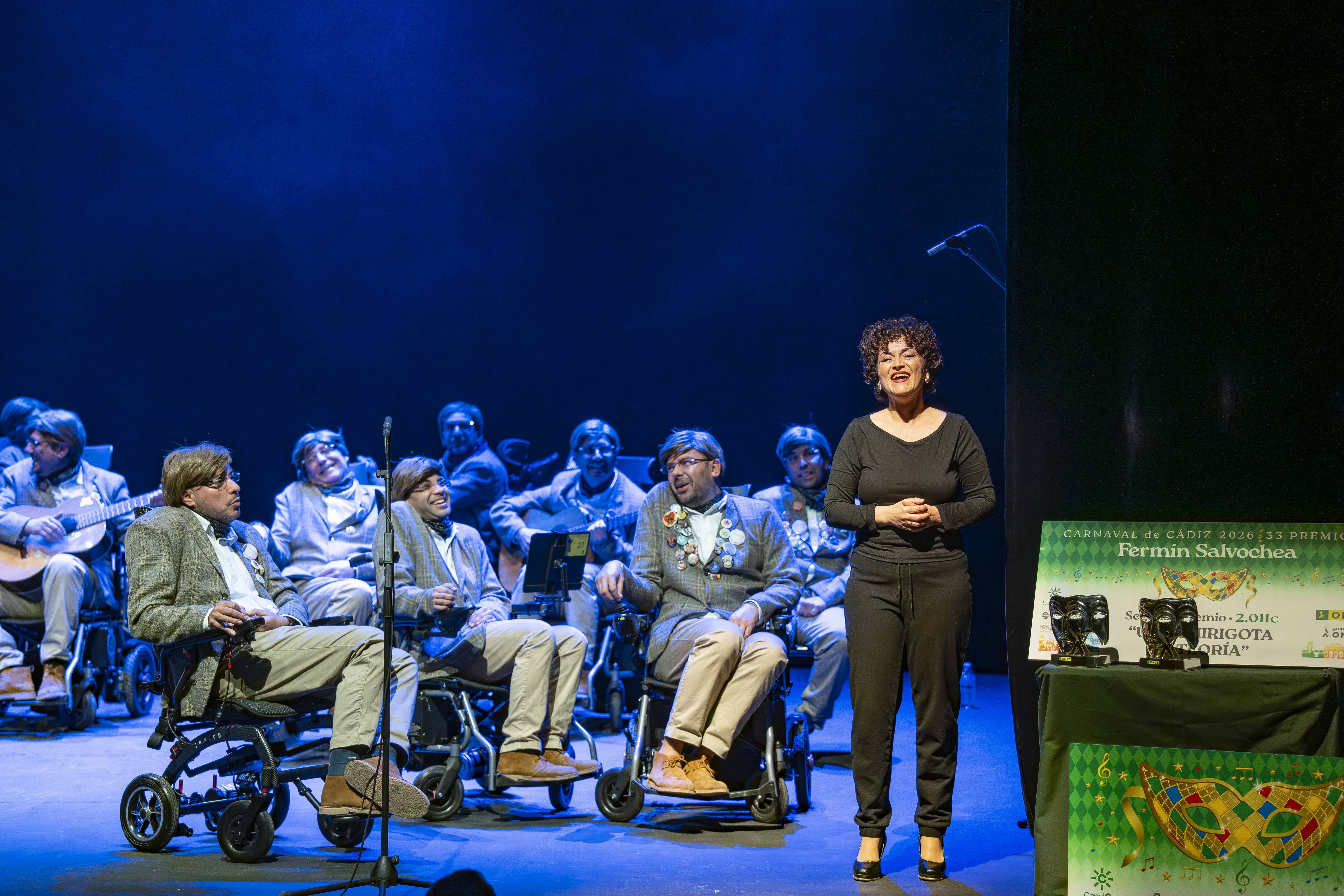 Actuación de la chirigota