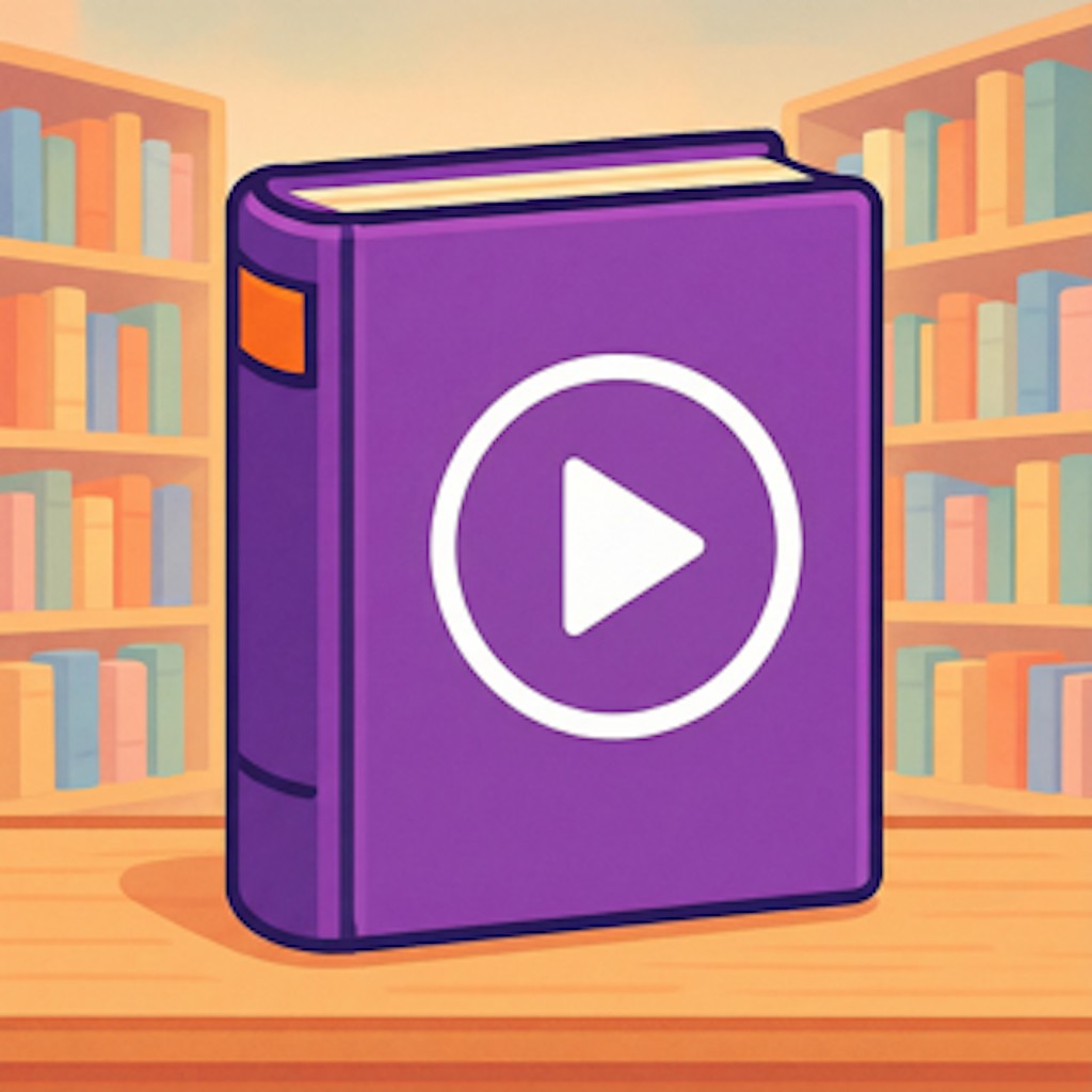 Dibujo de un libro como marca identificativa de esta APP