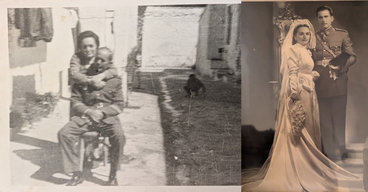 José Antonio y su mujer