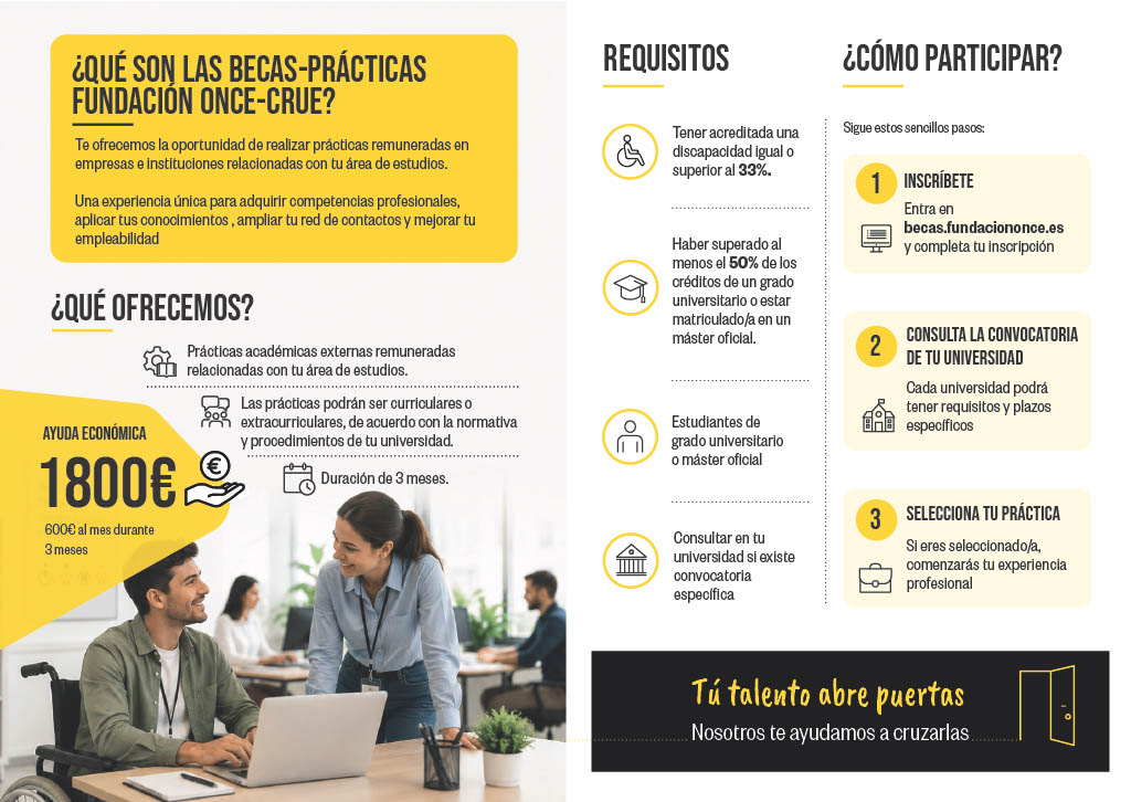 Imagen del díptico informativo
