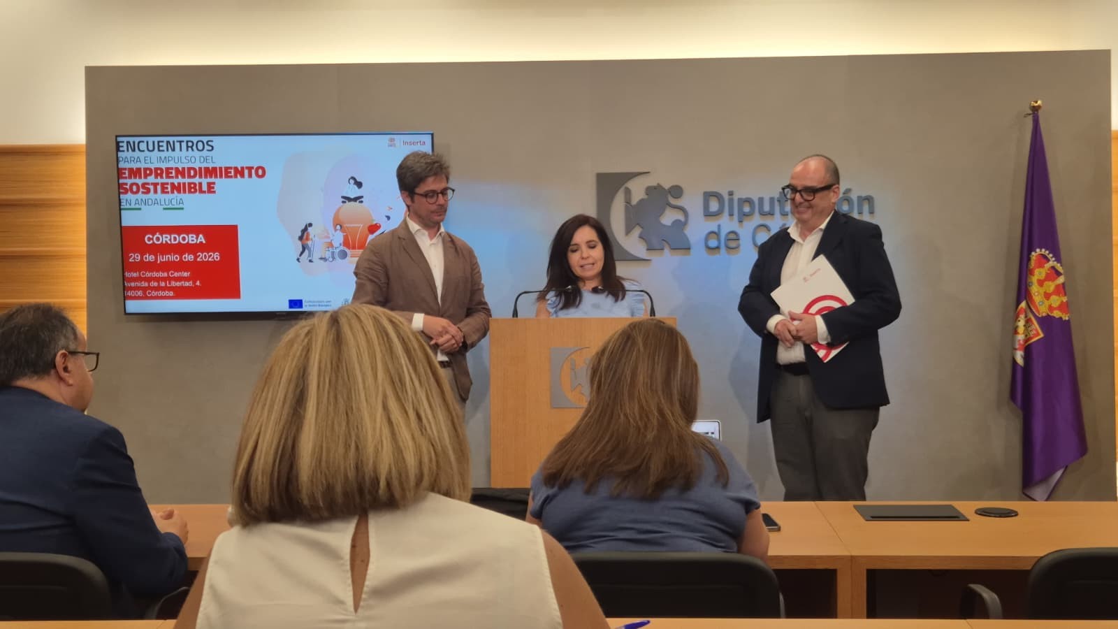 Momento de la rueda de prensa