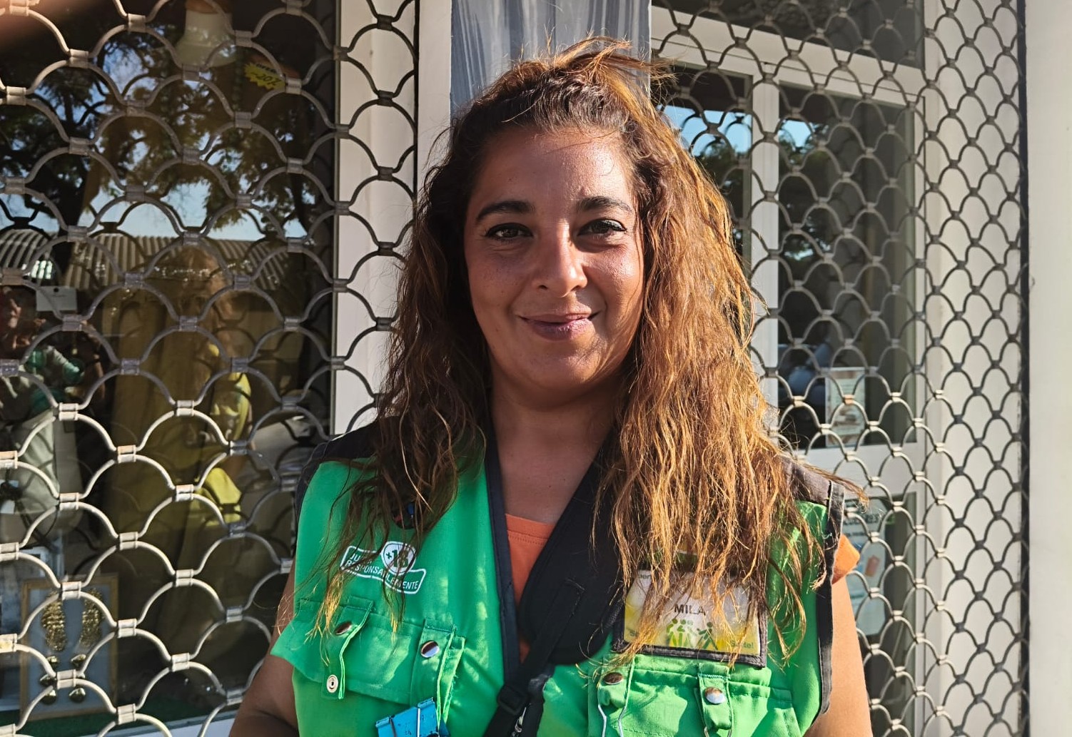 Milagros Cortés, vendedora de la ONCE en El Puerto de Santa María