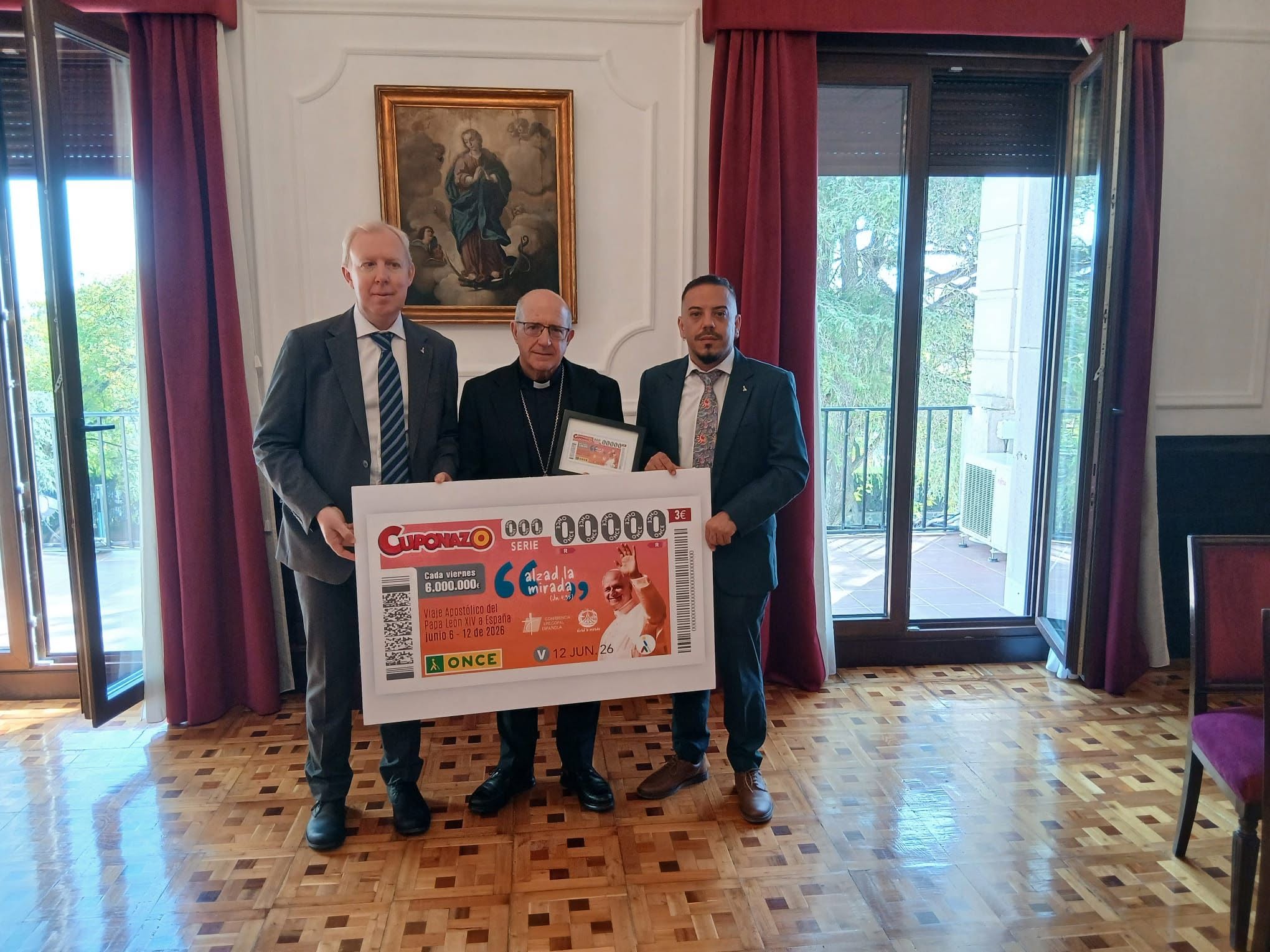 Visita al obispo de Huelva