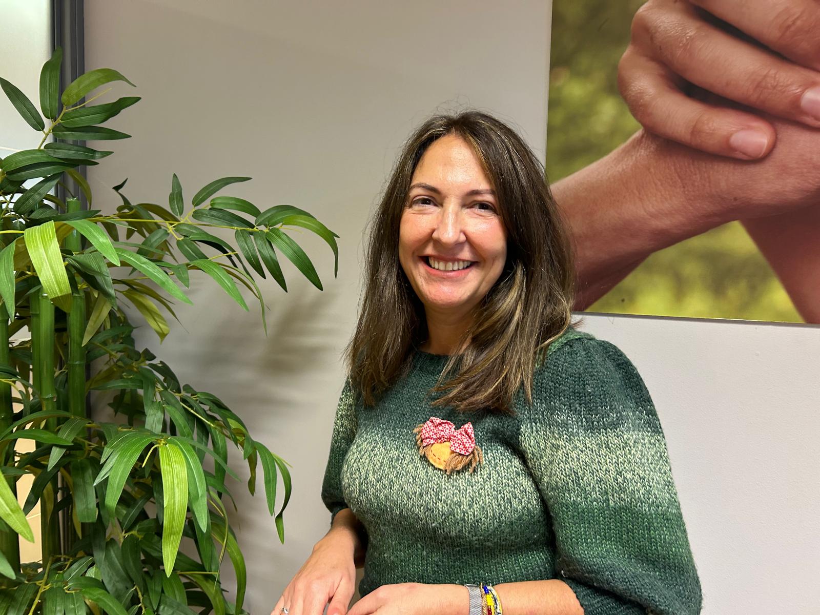 Primer plano de Silvia Rodríguez