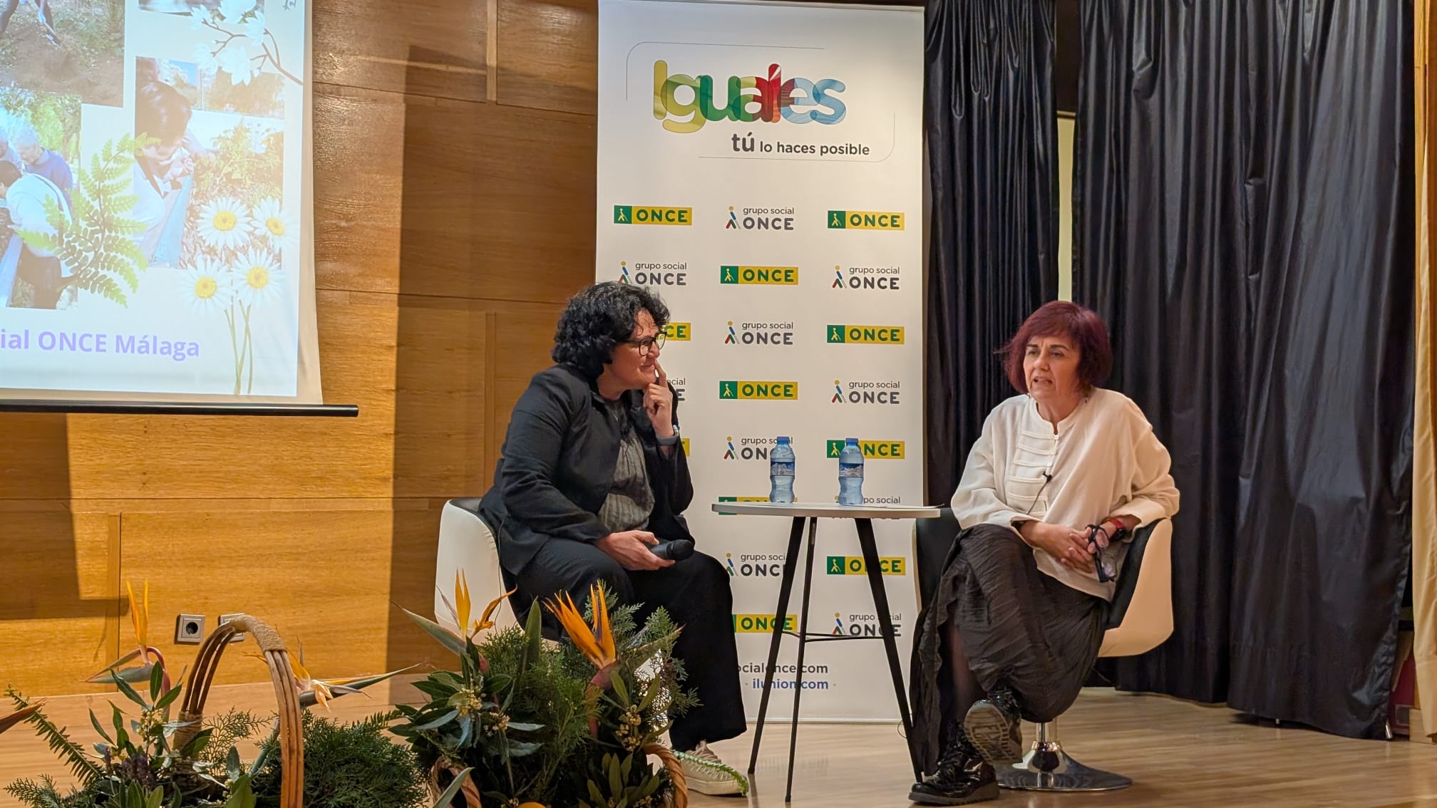 Natalia junto a Irene, Jefa d Servicios Sociales